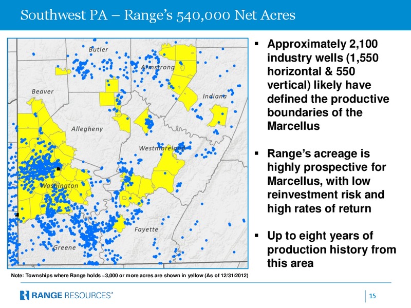 Company October 2013 Presentation – Range Resources Corp – slide 14