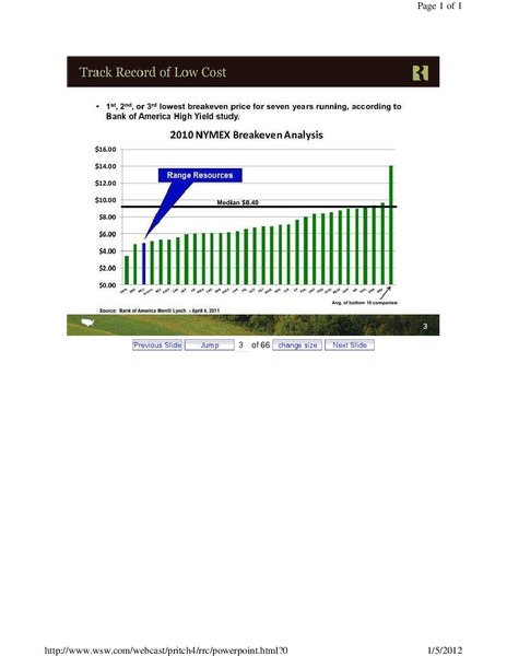 Pritchard Capital Partners 9th Annual Energize Conference – Range Resources Corp – slide 3