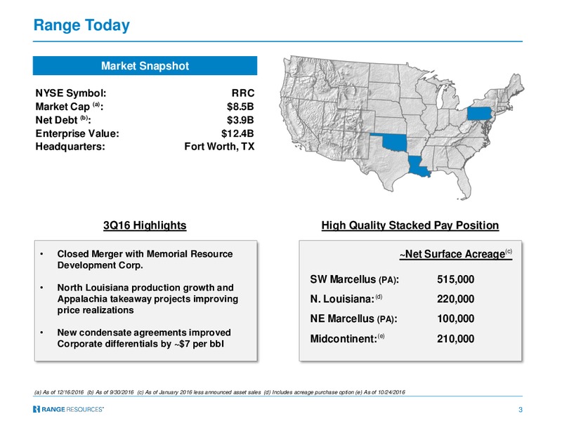 Goldman Sachs Global Energy Conference – Range Resources Corp – slide 2