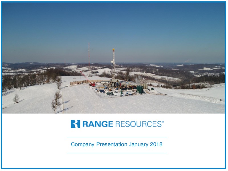 January 2018 Corporate Presentation – Range Resources Corp – slide 1