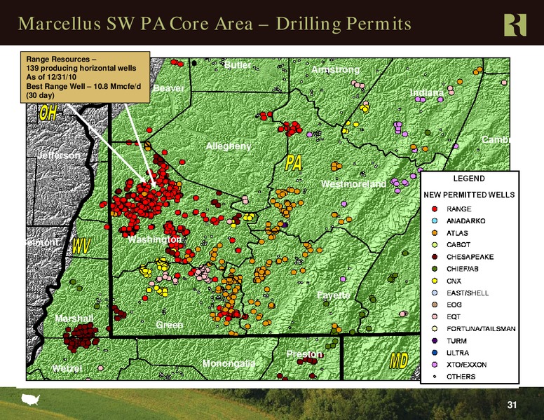 Credit Suisse 2011 Group Energy Summit – Range Resources Corp – slide 30