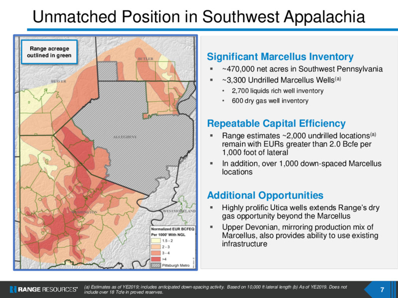 April 2020 Corporate Presentation – Range Resources Corp – slide 6