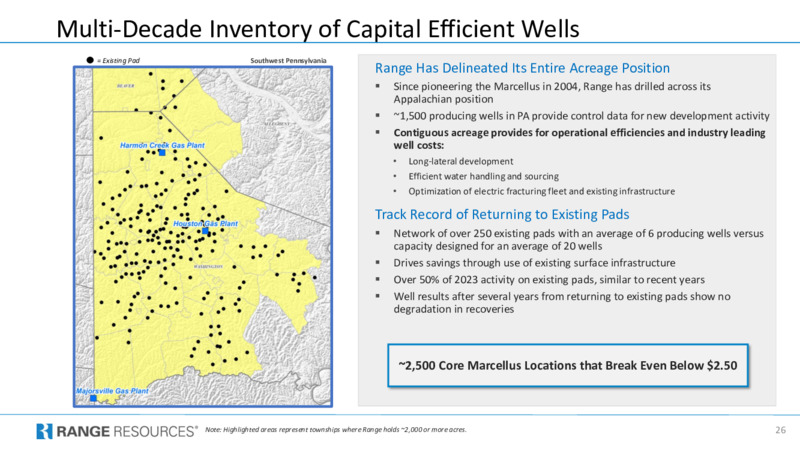 1Q 2023 Earnings Presentation – Range Resources Corp – slide 26