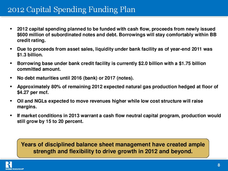 GHS 100 Energy Conference – Range Resources Corp – slide 7