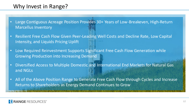 July 2025 Company Presentation – Range Resources Corp – slide 11