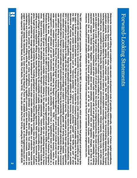 IPAA 2012 Oil Gas Investment Symposium – Range Resources Corp – slide 2