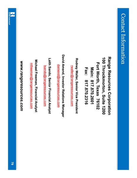 IPAA 2012 Oil Gas Investment Symposium – Range Resources Corp – slide 79