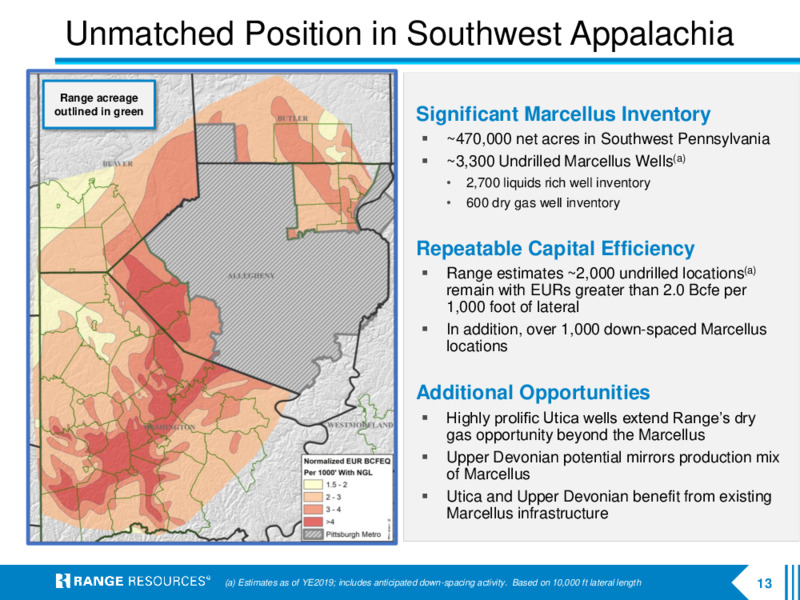 September 2020 Company Presentation – Range Resources Corp – slide 12