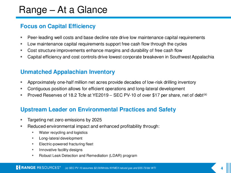 Q3 2020 Earnings Presentation – Range Resources Corp – slide 3