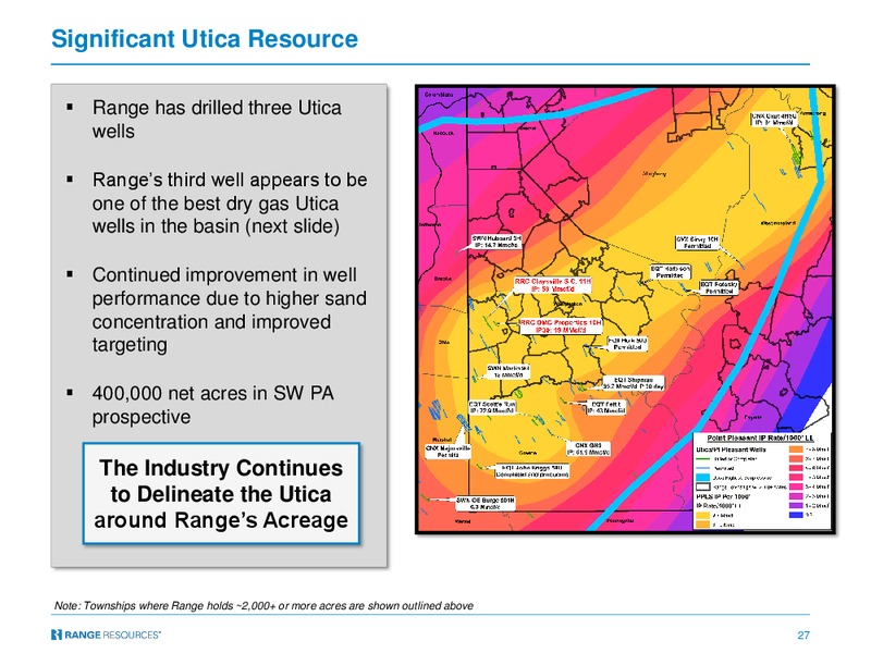 November 2019 Corporate Presentation – Range Resources Corp – slide 26