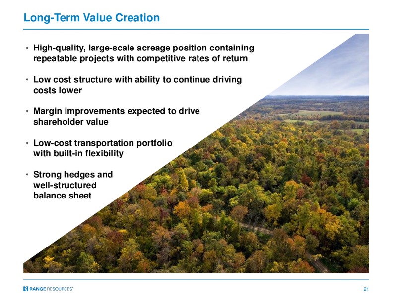 December 2017 Corporate Presentation – Range Resources Corp – slide 20