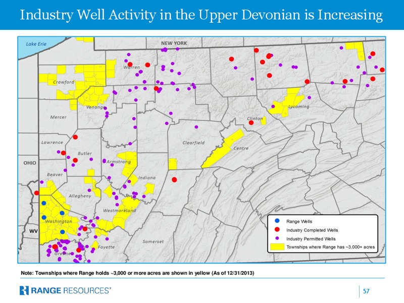 FEBRUARY 2014 INVESTOR PRESENTATION – Range Resources Corp – slide 56