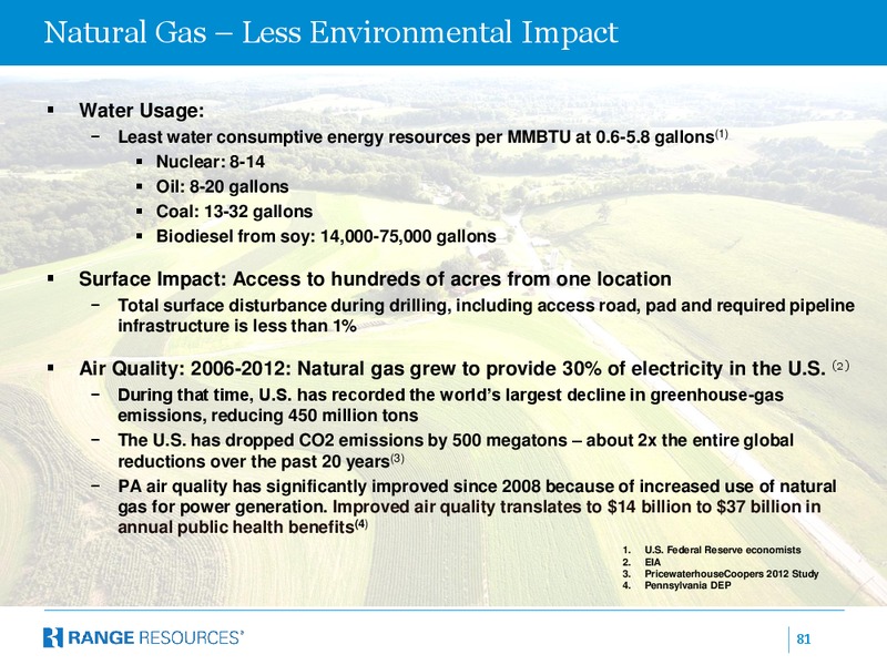 FEBRUARY 2014 INVESTOR PRESENTATION – Range Resources Corp – slide 80