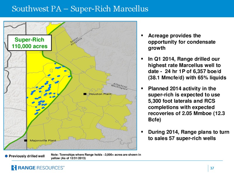 JULY 2014 INVESTOR PRESENTATION – Range Resources Corp – slide 36