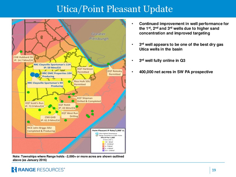 SunTrust 11th Annual Appalachian Conference – Range Resources Corp – slide 19