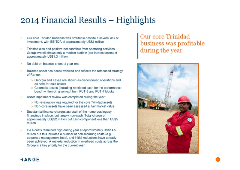 Investor Presentation – Range Resources Limited – slide 7