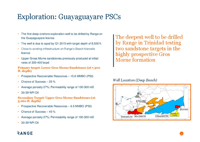 Investor Presentation – Range Resources Limited – slide 13
