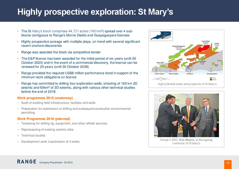 Q4 2015 Results – Range Resources Limited – slide 9