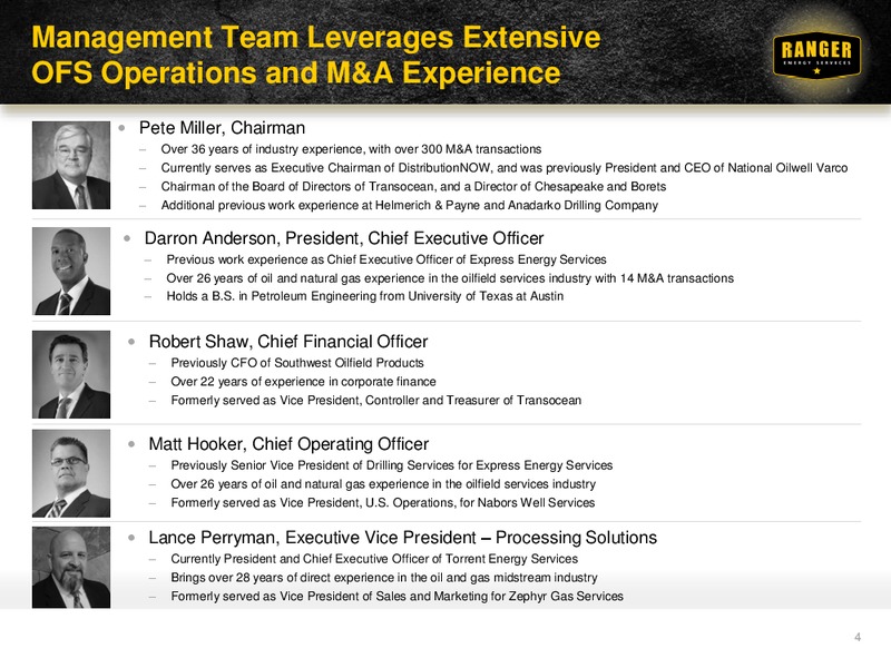 Johnson Rice Energy Conference – Ranger Energy Services LLC – slide 3
