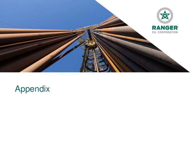First Quarter 2022 Results – Ranger Oil Corp. – slide 10