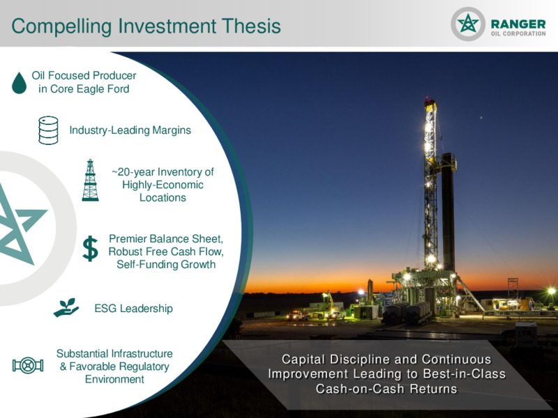Q1 2022 Earnings Presentation – Ranger Oil Corp. – slide 9
