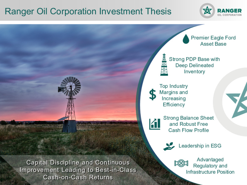 Capital One Securities 16th Annual Energy Conference – Ranger Oil Corp. – slide 2