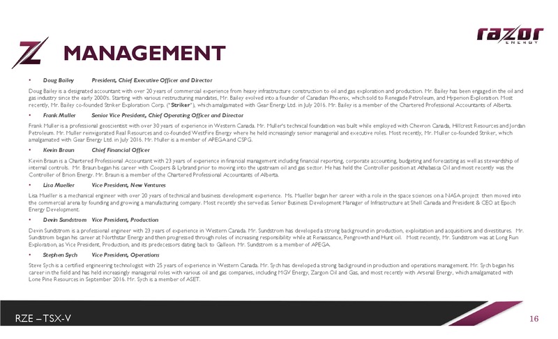 September 2017 Corporate Presentation – Razor Energy Corp. – slide 15
