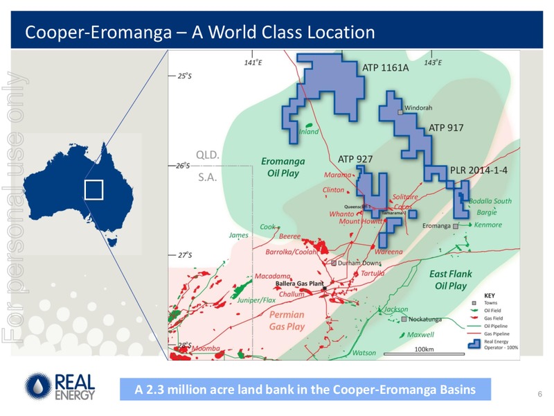 Good Oil Conference – Real Energy Corporation Limited – slide 5