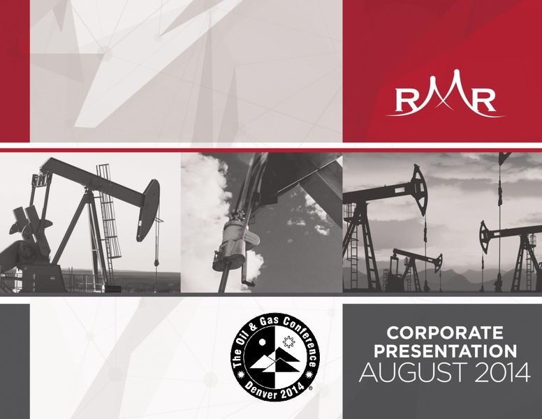 ENERCOM THE OIL AND GAS CONFERENCE – Red Mountain Resources Inc. – slide 1