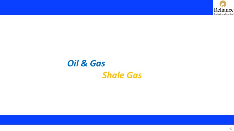3Q FY 2018 19 Financial Results – Reliance Industries Limited – slide 42