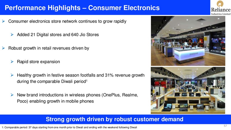 3Q FY 2018 19 Financial Results – Reliance Industries Limited – slide 57