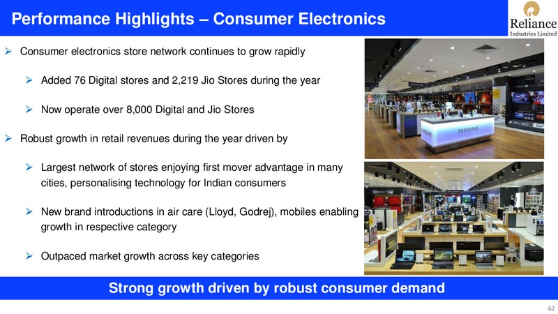 4Q FY 2018 19 Financial Results – Reliance Industries Limited – slide 62