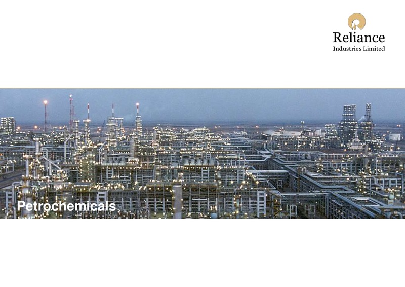 May 2016 Investor Presentation – Reliance Industries Limited – slide 18