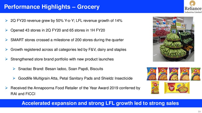 2Q FY 2019 20 Financial Results – Reliance Industries Limited – slide 59