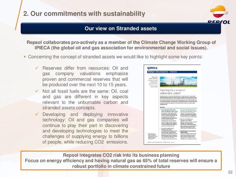Investor Presentation – Repsol S.A. – slide 21