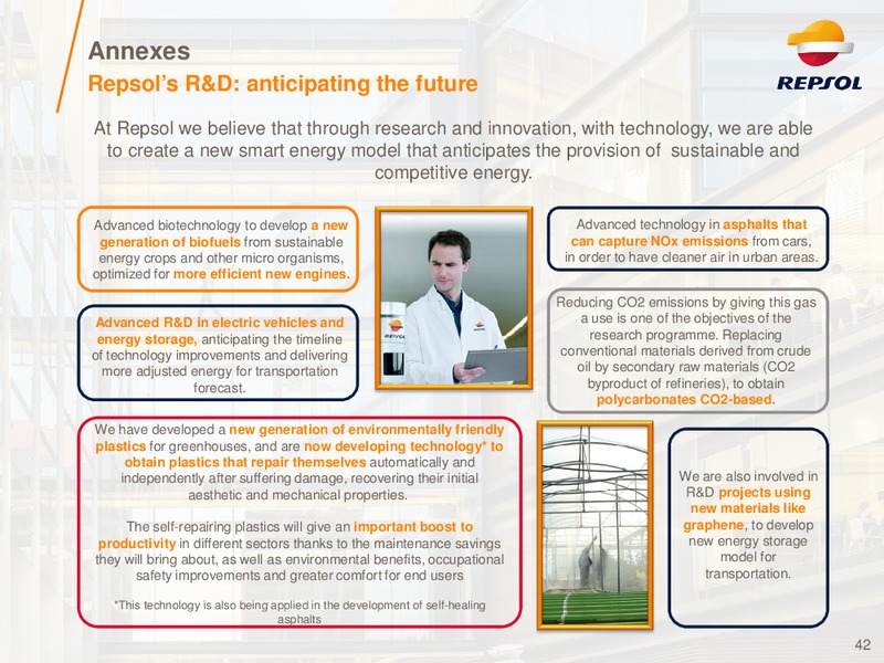 Investor Presentation – Repsol S.A. – slide 41
