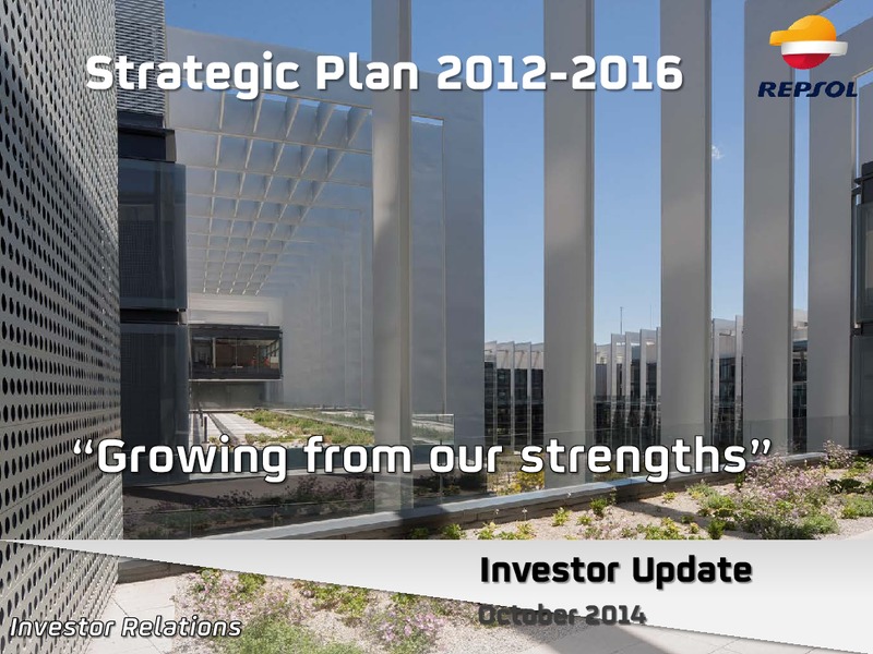 Investors Update – Repsol S.A. – slide 1