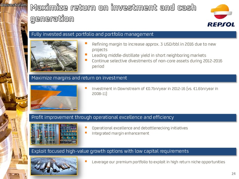 Investors Update – Repsol S.A. – slide 23