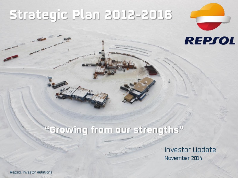 Investor Update – Repsol S.A. – slide 1