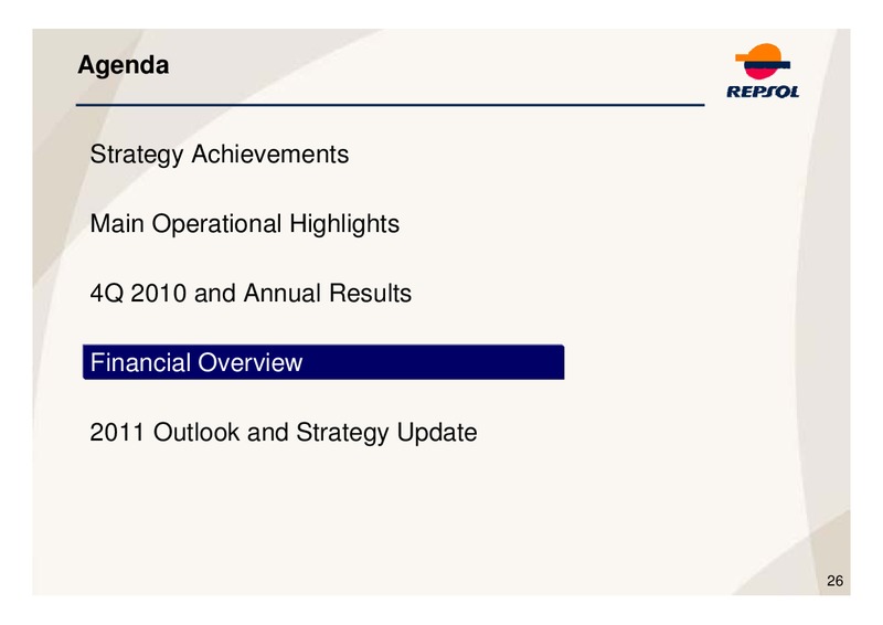 Q4 2010 Earnings Call – Repsol S.A. – slide 26