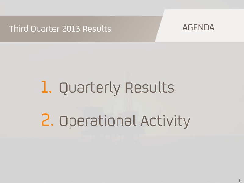 Q3 2013 Earnings Call – Repsol S.A. – slide 3