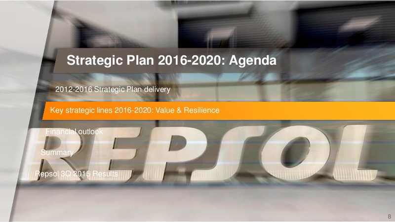 February 2016 Investor Presentation – Repsol S.A. – slide 7