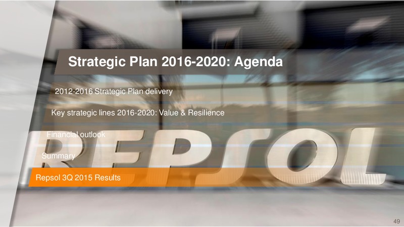 February 2016 Investor Presentation – Repsol S.A. – slide 48