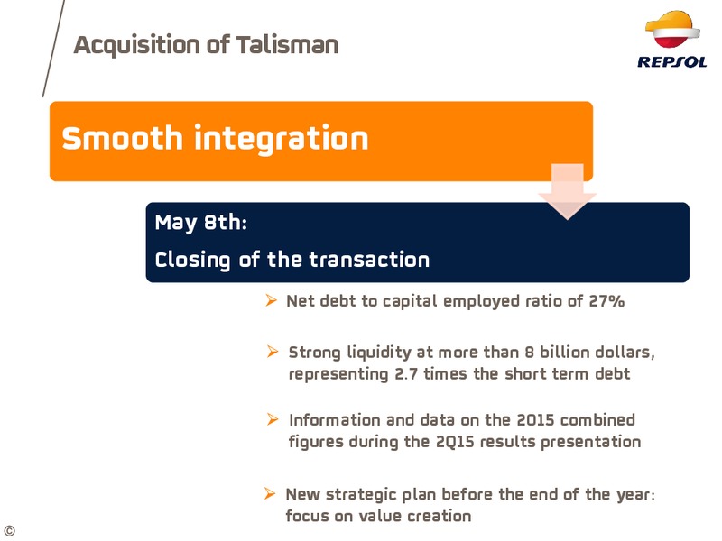 Q1 2015 RESULTS – Repsol S.A. – slide 4