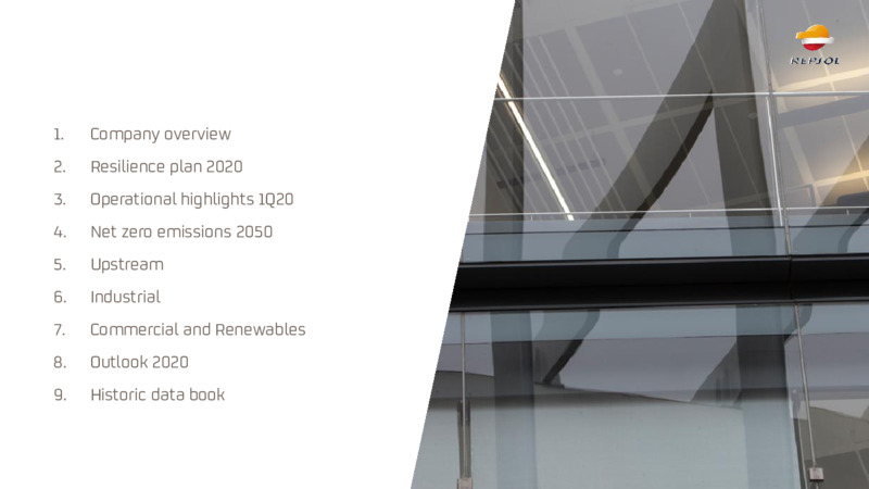 1Q 2020 Earnings Presentation – Repsol S.A. – slide 2