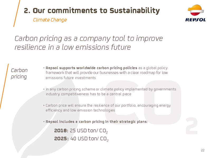 June 2018 Company Presentation – Repsol S.A. – slide 22
