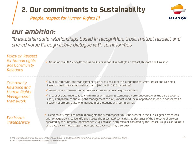 June 2018 Company Presentation – Repsol S.A. – slide 29