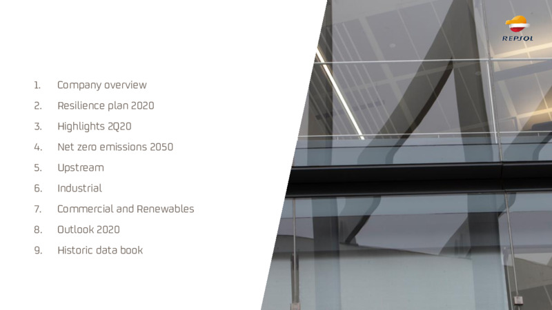 September 2020 Investor Update – Repsol S.A. – slide 2