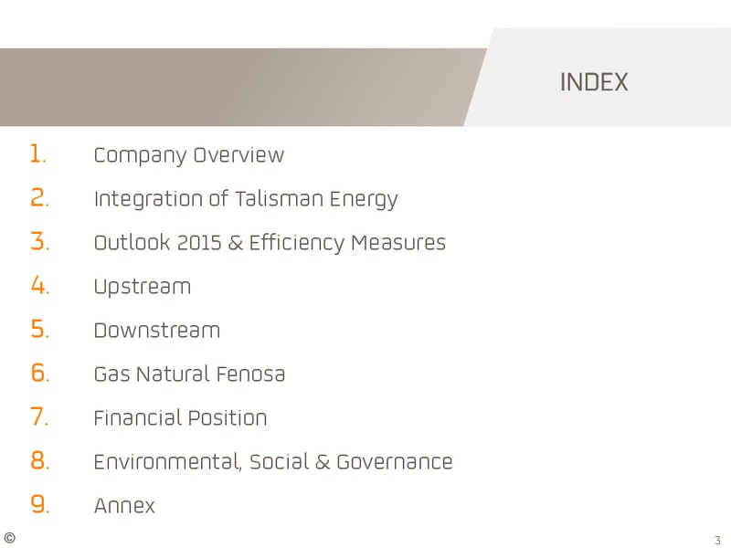September 2015 Investor Presentation – Repsol S.A. – slide 2