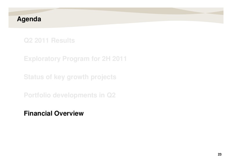 WebCast Conference Call – Repsol S.A. – slide 23